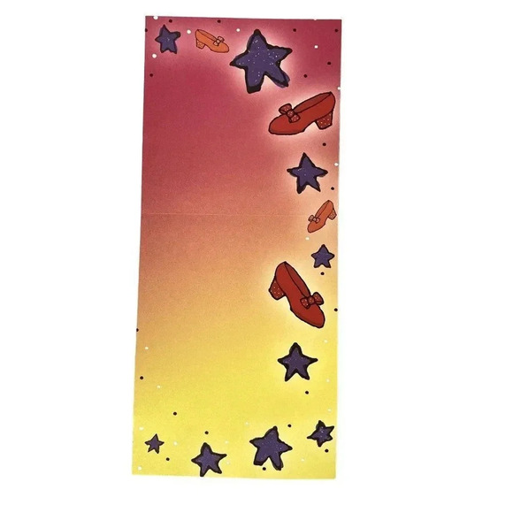 VTG 6/pk BLANK Greeting Cards Shoes Stars Funny Leanin' Tree Lori Wiseman - Picture 4 of 14